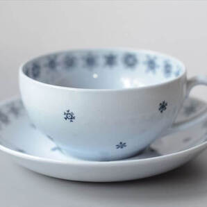 ARABIA SNOWFLAKE カップ&ソーサー アラビア スノーフレーク 北欧 フィンランド ヴィンテージ アンティーク_it4191