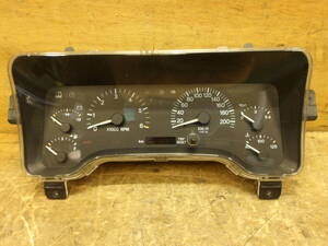 G-3)8257 ジープ チェロキー 7MX スピードメーター 通電確認済 CR-0012-014-K0-C0 1998年 98y E-7MX JEEP 水温計 油圧計 フューエル タコ