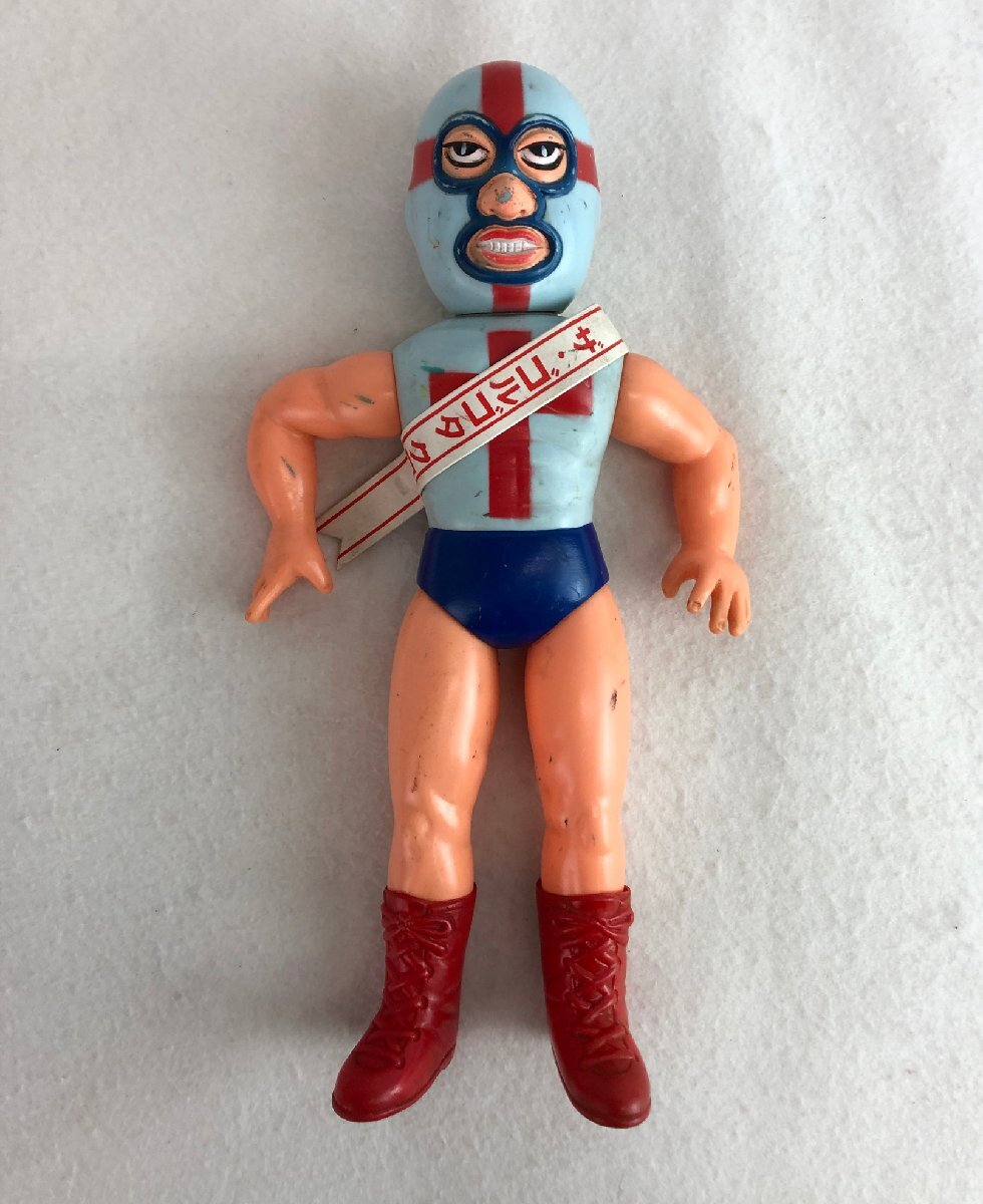 ミスタークエッション タイガーマスク昭和レトロソフビ　梶原一騎 ソフビ魂 ミスタークエッション タイガーマスク昭和レトロソフビ 梶原一騎