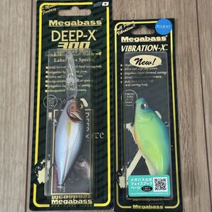 限定 オリカラ メガバス Megabass ディープX deep-x300 バイブレーションX newバイブレーション サイレント クランク バイブレーション