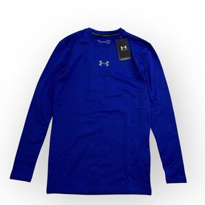 【未使用】 ARMOUR UNDER アンダーアーマー コンプレッション COLDGEAR ブルー 裏微起毛 メンズLG