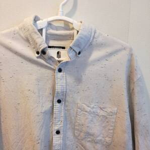 中古 アメリカ古着 EXPRESS エクスプレス 長袖シャツ メンズ XLサイズ LL 2L 灰色 グレー カジュアル おしゃれ 送料無料