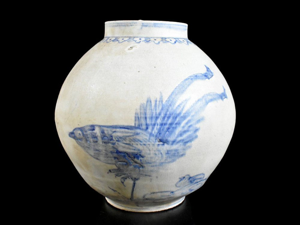 2025年最新】Yahoo!オークション -李朝 染付 壺の中古品・新品・未使用