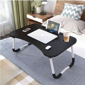 【vaps_4】【訳あり】ローテーブル 60×40×28cm ブラック 折りたたみテーブル パソコンデスク ミニテーブル ベッドテーブル 送込