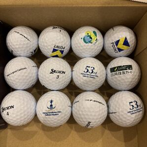 新品未使用 三井住友ビザ太平洋マスターズ ノベルティー レア スリクソン ゴルフボール 1ダース 12個 ダンロップ ミドすけ Vポイント visa