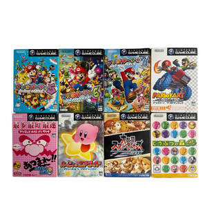 M7-1618 ゲームキューブ ソフト まとめ マリオパーティー5/6/7 どうぶつの森e+ カービィのエアライド スマブラ メイドインワリオ