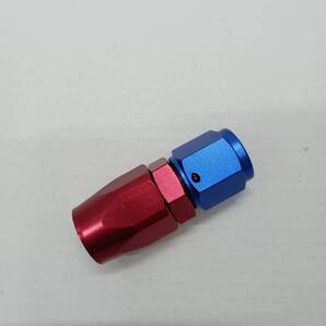 ★送料無料★新品 1個 AN6フィッティング ホースエンド 0度 0° オイルホース オイルクーラー ストレート 冷却メッシュホース 配管に