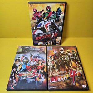 新品ケース交換済 「仮面ライダー1号」「仮面ライダー3号」「仮面ライダー4号」DVD3巻セット