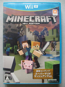 ☆★s 任天堂 Nintendo WiiU マインクラフト MINECRAFT WiiU EDITION マッシュアップ付き ソフト 元祖 マイクロソフト Wii U 動作確認 ☆★