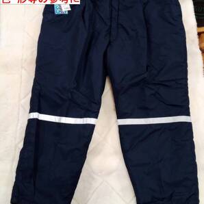 6-8/B6 Mサイズ C(11 ネイビー 57130 クロダルマ KURODARUMA 透湿防寒パンツ 反射材付き 作業着