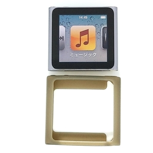 動作品★Apple iPod nano A1366 8GB MC688J グラファイト 第6世代 アップル デジタルMP3オーディオプレーヤー デジタルウォークマン
