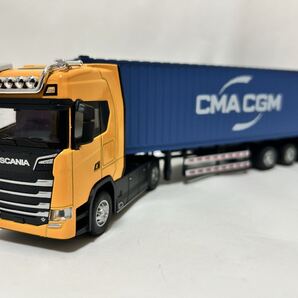 スカニア コンテナ トレーラー 1/50 CMA SCANIA モデルカー ミニカー ダイキャストカー 京商 オートアート トミカ