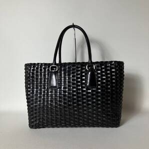 710B184|美品|サザビー ハンドバッグ レザー ブラック