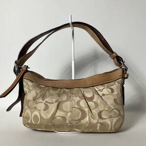 710B339|コーチ シグネチャー ショルダーバッグ ブラウン