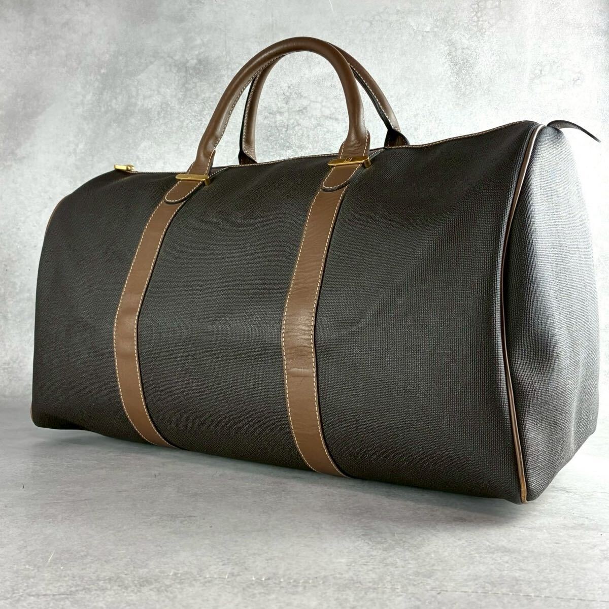 【極美品】Dunhill 　ダンヒル ボストンバッグ　レザー　革　2WAY　旅行 未使用級✨ダンヒル レザー 2way ボストンバッグ ショルダー