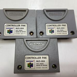 C2GL3-5111715 ニンテンドー64 コントローラーパック 3個セット ニンテンドー純正品NUS-004