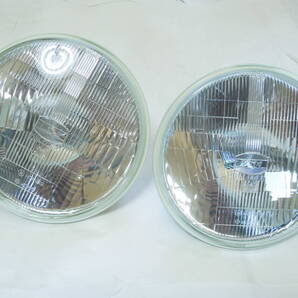三菱ジープ用ハロゲンヘッドライト左右2個セット(社外KOITO新品)24V H4 75/70W ディーゼル(ヂーゼル)用(J53,54,55,J36,J24他)