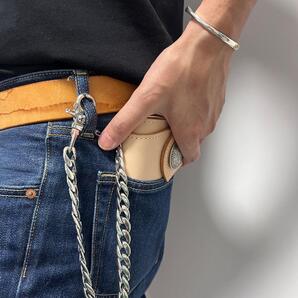 LXZB シルバーブレスレット オールドシングルプレーンタイプⅡブレスレット 22cm