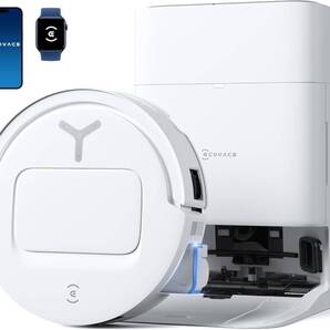 【2025最新 ローラー式強力モップ】ECOVACS (エコバックス) DEEBOT T80 OMNI 吸引力18000Pa ロボット掃除機 水拭き両用 自動ゴミ収集