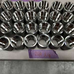 ☆未使用/半値以下処分価格☆ ナゴヤ? ソケット 20A(3/4) 31個セット (継手 ジョイント ステンレス SUS 工事 建設 建築 配管)