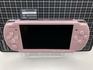 美品 PSP3000ピンク メモリースティック付き SONY ソニー プレイステーションポータブル