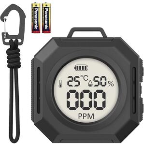 【2025年新登場・日本アウトドア専用設計】モノンズ(Monons) 一酸化炭素チェッカー 3in1一酸化炭素濃度/温度/湿度 高精度・瞬間検知