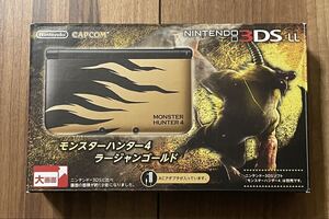 【動作確認済】 ニンテンドー3DS LL モンスターハンター4 ラージャンゴールド