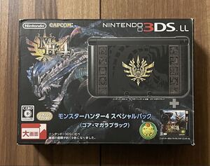 【動作確認済】 ニンテンドー3DSLL モンハン4 スペシャルパック ゴア・マガラブラック