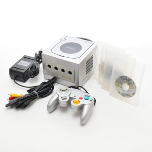 ▽569387 【動作確認済】Nintendo ニンテンドー 任天堂 ゲームキューブ GAME CUBE GC 本体セット+名作ソフト4本 DOL-101 スターフォックス