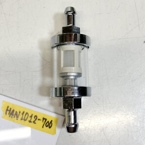 5/16★ガソリンフィルター★バイク★燃料 フューエル フィルター★クリア ガラス★新品未使用,長期保管★☆bzaif★HAN1012-700★510 ね 11