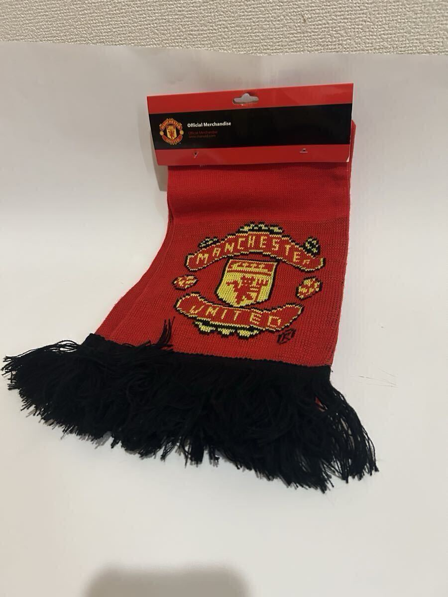 ● 未使用　公式　マフラー　マンチェスターユナイテッド★Manchester U