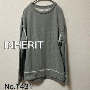 送料無料 匿名配送 INHERIT グレー スウェット