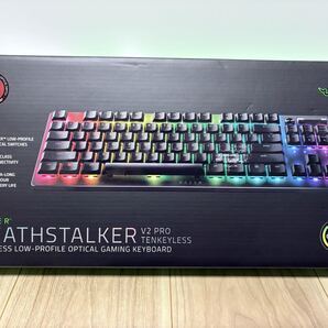 Razer DeathStalker V2 Pro TENKEYLESS 日本語配列 薄型ゲーミングキーボード ワイヤレス 赤軸