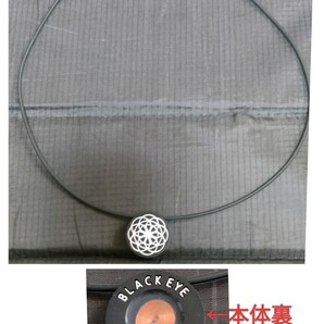電磁波 丸山修寛 ブラックガイアス ネックレス BLACK EYE Gaius 丸山式コイル 電磁波過敏症 電磁波対策 5G フラーレンセラミック