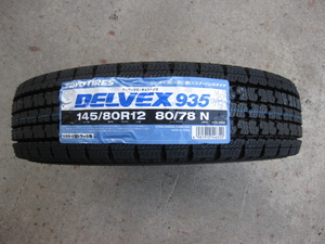 送料込!数量限定特価 TOYO 2025年製 デルベックス 935 145/80R12 80/78N 日本製 新品 4本セット 軽トラック バン 在庫有 即納 当日発送可