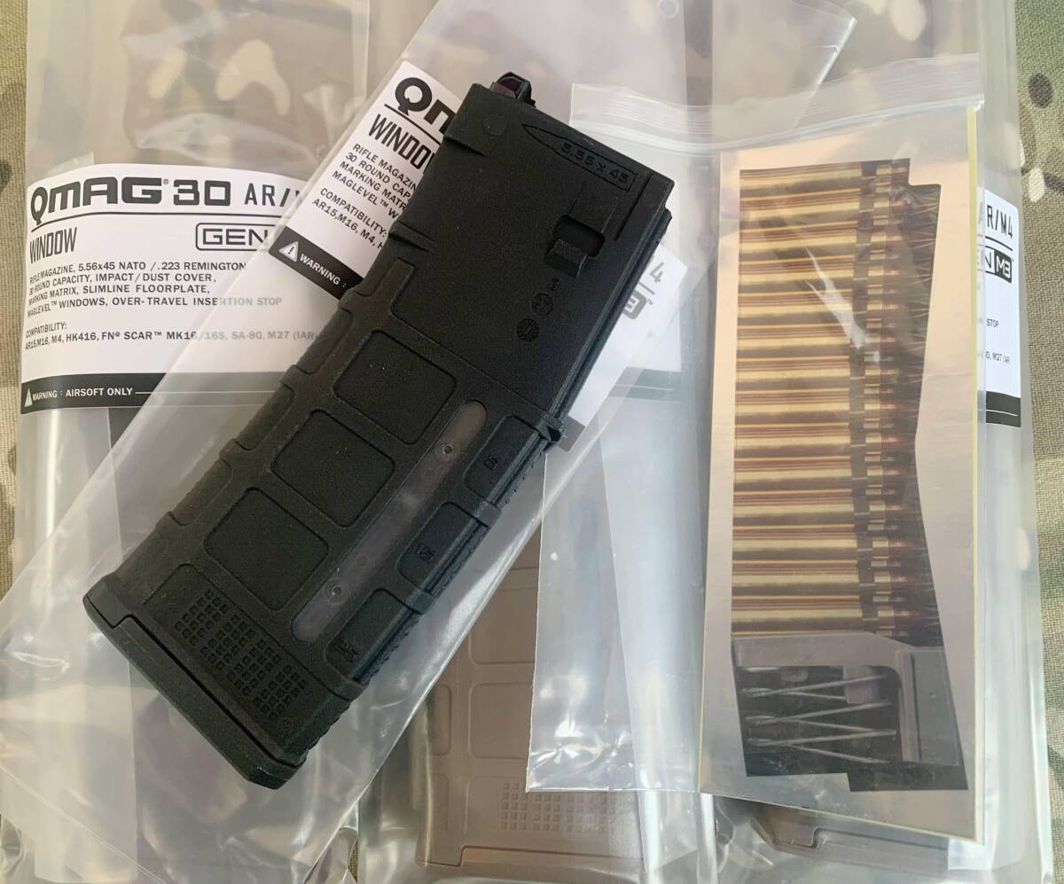 FCC　ｘ　PTW社製　SYSTEMA トレポン　対応 PMAG 30 AR/M4 GEN M3 Windowタイプ　マガジン BK色　システマ　PTW +