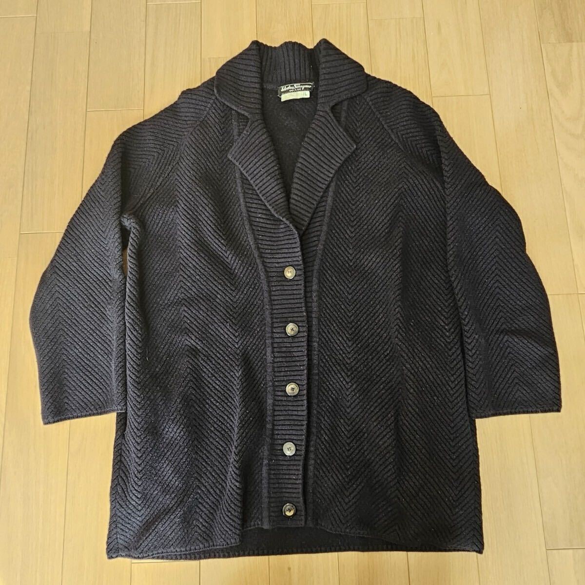 2025年最新】Yahoo!オークション -フェラガモ ニットジャケットの中古