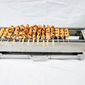 ワイドタイプ WY1 業務用 やきとり 焼き機器 テイクアウト キッチンカー 牛豚大串 焼き鳥台 プロパンガス 独立開業 模擬店祭り BBQ LPG