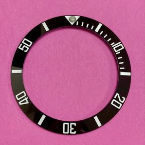 腕時計パーツ ベゼルインサート ブラック 外径40mmx内径31.6mm 社外品 交換等 -1