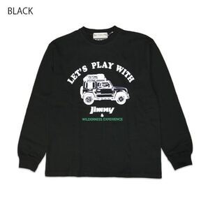WILDERNESS EXPERIENCE × SUZUKI JIMNY コラボ ロングスリーブTシャツ ブラック Lサイズ Collaboration Long Sleeve T-Shirt Black L 長袖