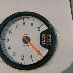 一年保証!スタックST200 タコメーター 0~10000RPM 白送料無料