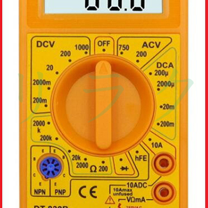 送料無料 小型テスター DT-830B デジタルマルチテスター 電圧計電流計 デジタル マルチメーター コンパクトサイズ