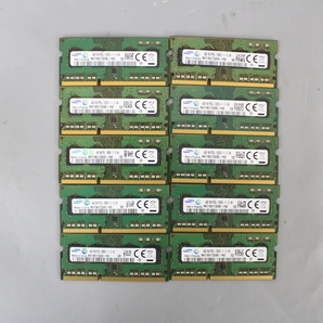 ●即決① SAMSUNG■1R×8 PC3L-12800S★ノートブック用メモリ 4GB×10枚 動作確認済み 送料無料