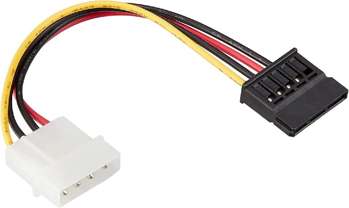 シリアルATA用電源変換ケーブル AINEX WA-085B ペリフェラル電源 