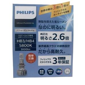 超激安価格!! パッケージ少々難あり フィリップス HB3/4タイプ ハロゲンバルブ交換用 LEDヘッドランプ アルティノン Pro5000 11005U50CWX2