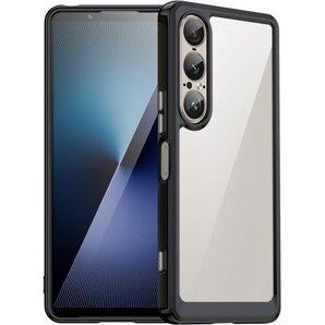 TIFIYA For Xperia 1 VII SO- 耐久性 xperia 1 vii 保護カバー ブラック 496