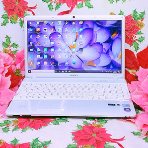 超爆速Core-i5/新品マウス/大人気SONY VAIOホワイト色/ブルーレイ/カメラ搭載/ソフト多数/大容量SSD256G/高速8GB/Win11/DVD焼き/オフィス