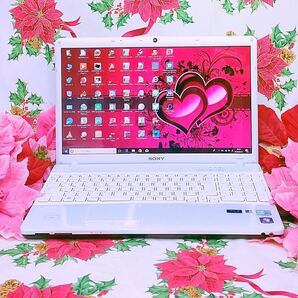 超爆速Core-i5/新品マウス/大人気SONY VAIOホワイト色/ブルーレイ/カメラ搭載/ソフト多数/大容量SSD256G/高速8GB/Win11/DVD焼き/オフィス