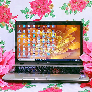 2世代Core-i5/極上品/NEC LAVIE ゴールド色/ソフト多数/テレワーク可能/新品爆速SSD256/高速メモリ8GB/新Win11搭載/DVD焼き/オフィス !