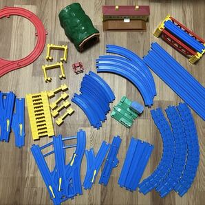 プラレール 色々セット トンネル まがレール ミニ橋脚 鉄橋 2倍直線レール Uターンレール 複線幅広ポイントレール ブロック橋脚 トーマス